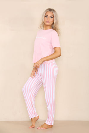 Stripe-Pyjama-Set