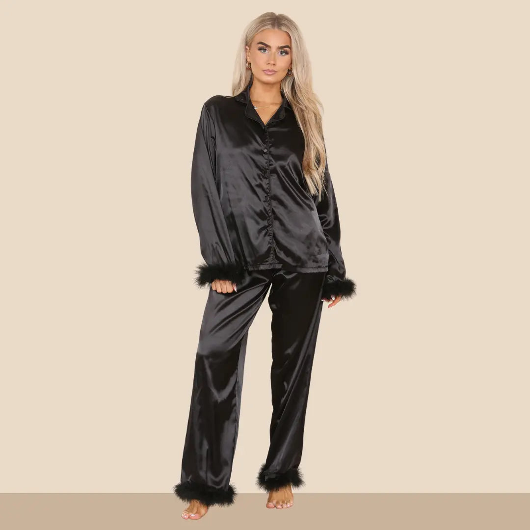 All black pajamas sale