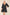 Elaina Fashion Women's Black Frill Pleated Ruffle Cotton Mini Smocked Dress Casual Spring Summer Loose Short Dress Ruched Puff 3/4 Long Sleeve Streetwear Holiday Vacation Beach Sundress - Elaina Fashion