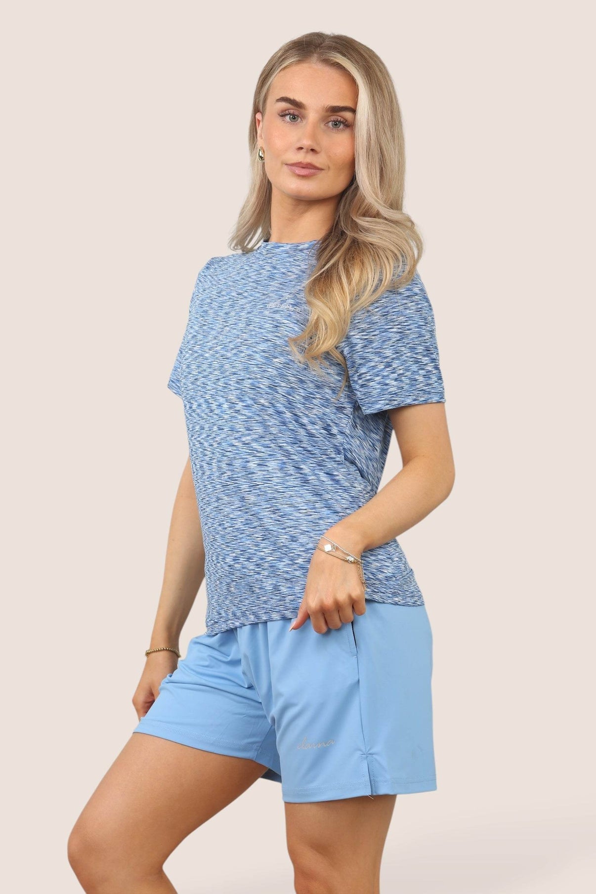 Women's Activewear Set – Lightweight Performance T-Shirt & Shorts with Pockets, Gym, Yoga, Running | Various Colours - Elaina Fashion