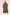 Women's Khaki Full-Length Longline Maxi Quilted Padded Coat - Warm and Comfortable Puffer Down Jacket with Pockets, Long Sleeves, Full Zip, Oversized Winter Gilet Bodywarmer Outwear - Elaina Fashion