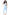 Elaina Fashion Women’s 2 Piece Baby Blue Marble Print Seamless Activewear Workout Set Racerback Sports Bra with High Waist Leggings Tracksuit Gym Yoga Loungewear - Elaina Fashion