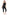 Women's Black High Waist Skinny Fit Stretch Cropped Capri Legging Elasticated Waist Casual Summer 3/4 Length Tights Yoga Gym Workout Activewear - Elaina Fashion
