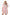 Women's Peach Pink Mock Neck Floral Flowy Ruffle Pleated Layered Mini Short Dress - Casual Elegant Double-Layered Puffed Bell Sleeve Swing Smocked Sundress for Holidays and Beach - Elaina Fashion