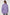 Person wearing a purple plaid shirt against a white background